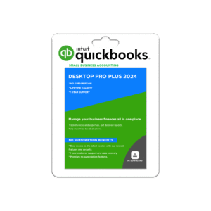 Intuit® QuickBooks® Desktop Pro Plus 2024 for Windows: Lifetime License