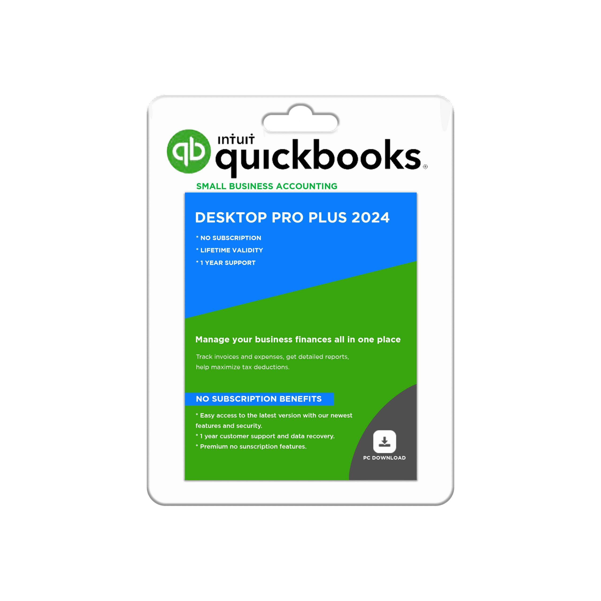 Intuit® QuickBooks® Desktop Pro Plus 2024 for Windows: Lifetime License